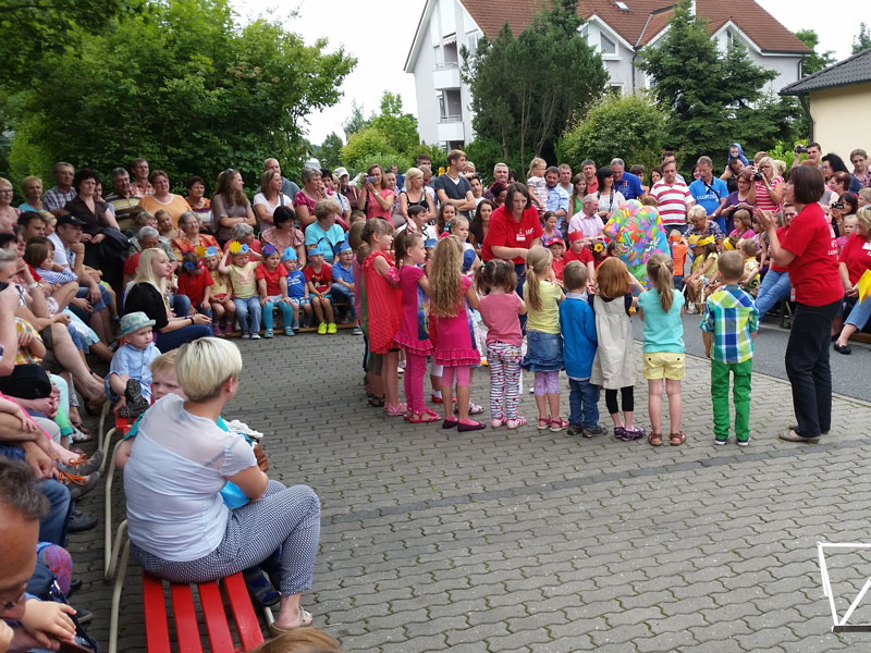 Sommerfest in der Kreuzberg Kindertagesstätte Altenkunstadt